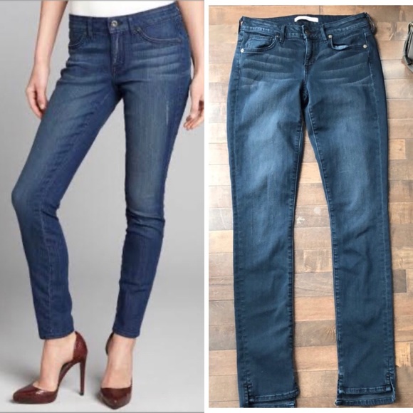 Rich & Skinny Dark Blue Skinny Jeans Size 25 - Picture 1 of 14